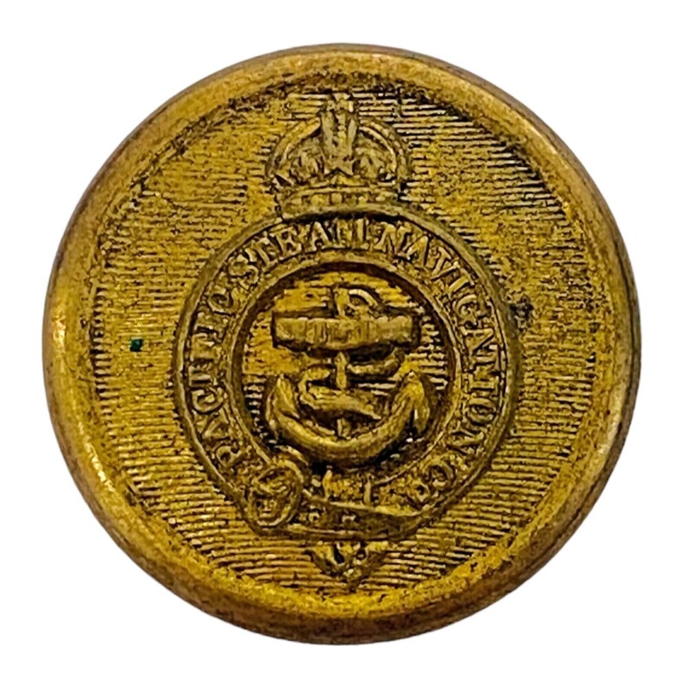 Pacific Steam Navigation Co. Navy Uniform Button Robertson & Percival Liverpool